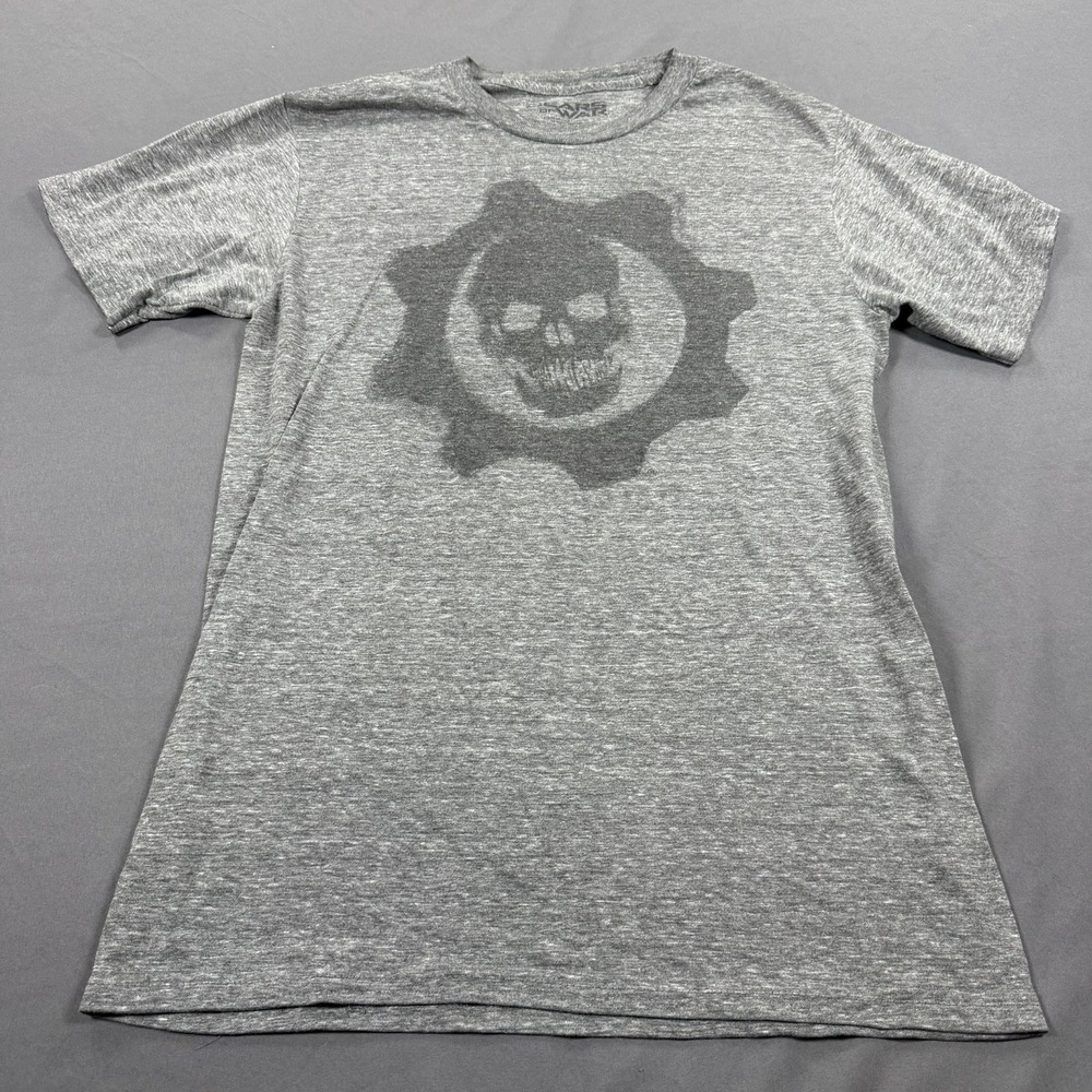 Gears of War Shirt Mens Small Grey 2015 Video Game Promo